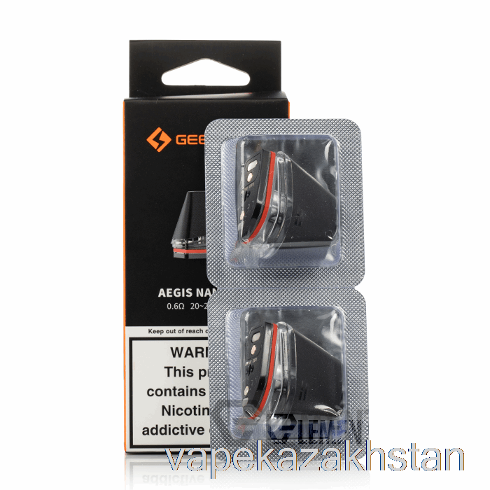 Vape Kazakhstan Geek Vape AEGIS NANO Replacement Pods 0.6ohm Mesh Pods